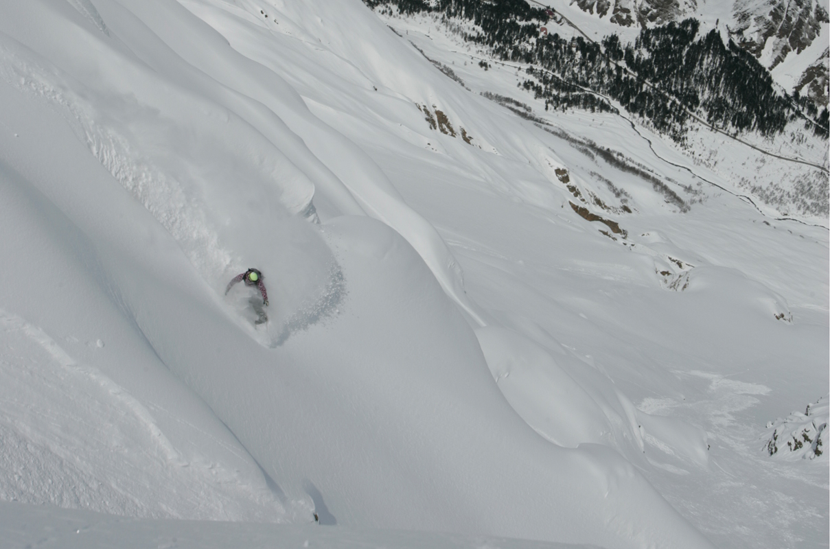 le freeride a l'Elbrouz