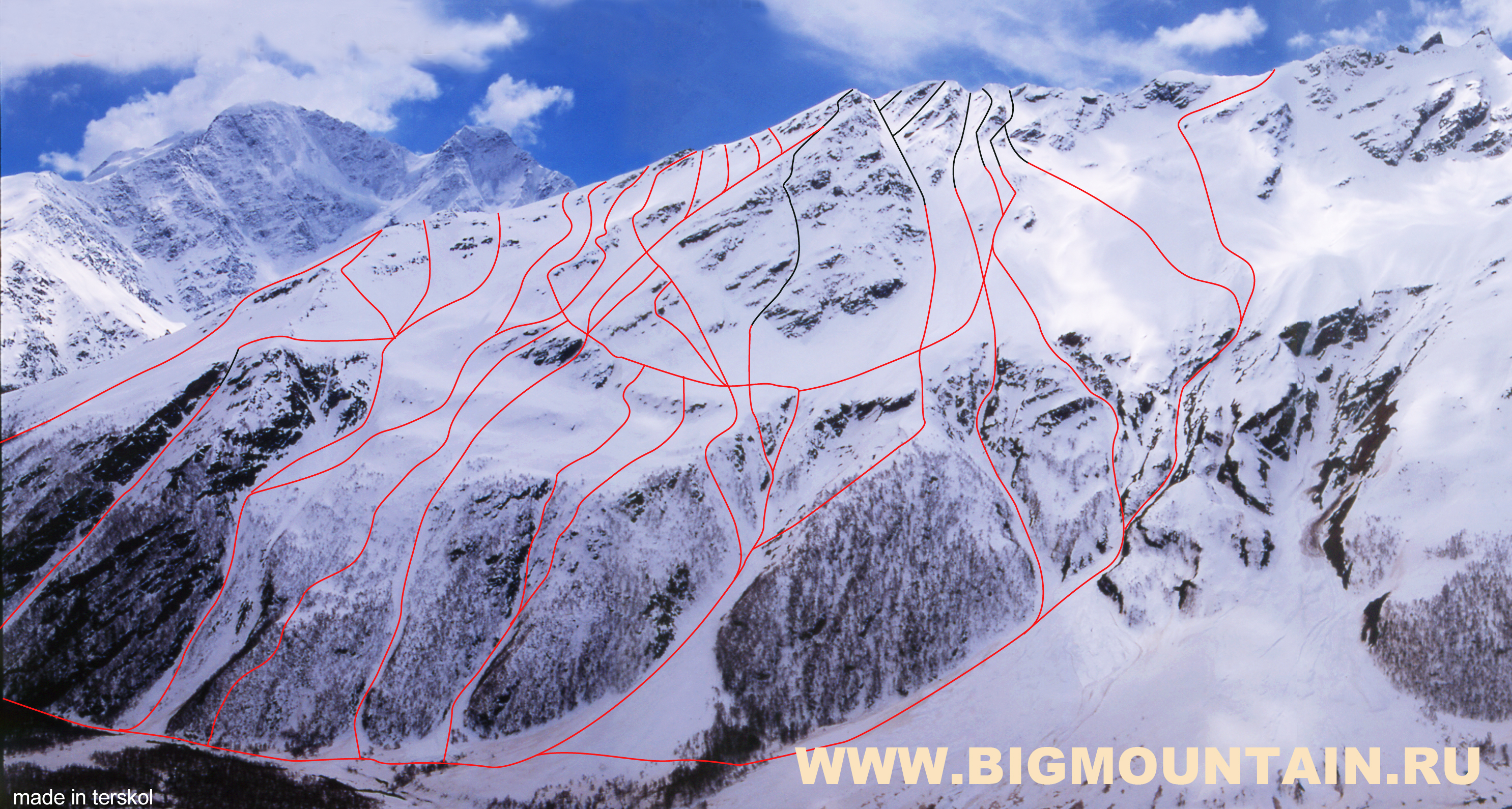 le freeride a l'elbrus