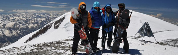 ascension de l'Elbrus en ski de randonnee