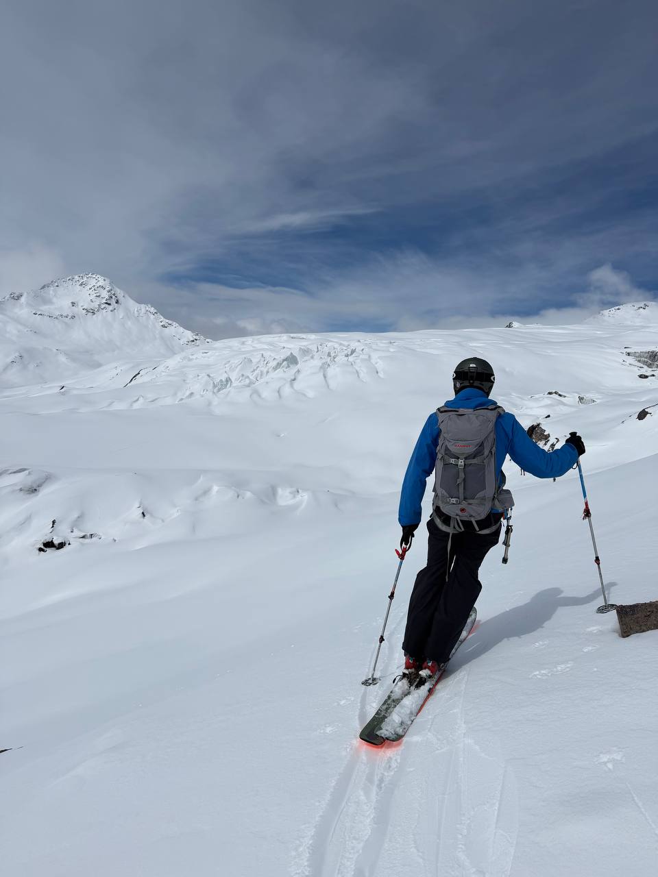 скитур по ледникам эльбруса